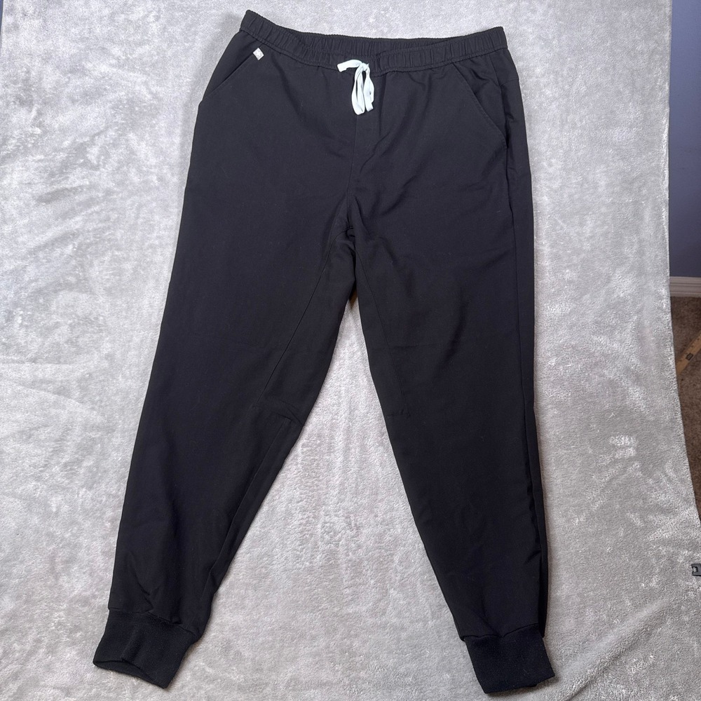 Men’s Figs Scrub Pants XXL Short Tansen Jogger Scrubs Black Technical Collection